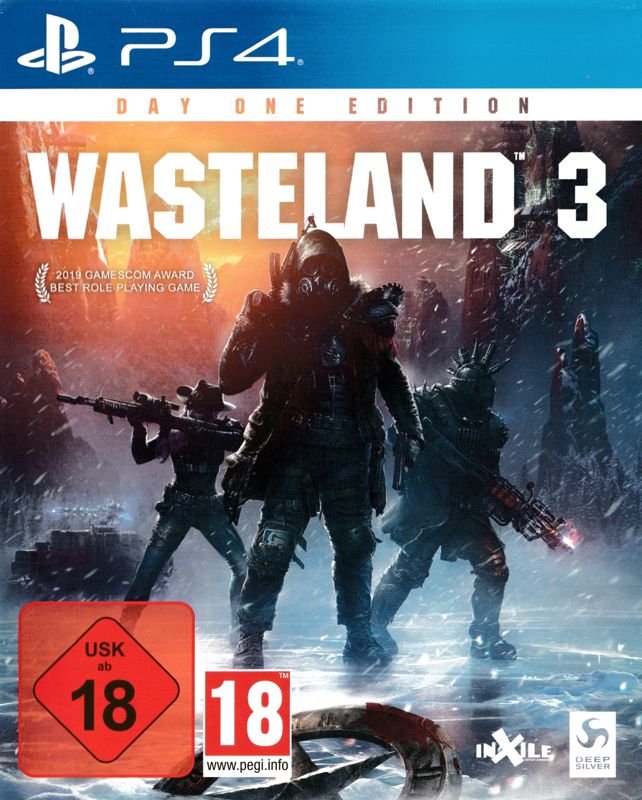 Wasteland 3: Day One Edition box art for Playstation 4